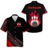 Custom Team Name Hawaiian Bowling Shirt For Men Women Bowlers, Custom Team Bowling Hawaiian Shirt