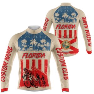 Florida Cycling Jersey Mens Bike Shirt Fl&hellip;
