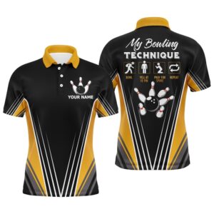 Funny Polo Bowling Shirt For Men Name&hellip;