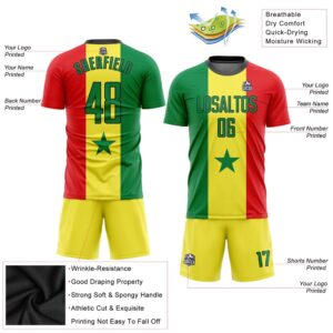 Gold Kelly Green Red Black Sublimation Senegalese Flag Soccer Uniform Jersey Custom Team Soccer Jersey Shirt 3 slbnn0.jpg