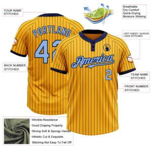 Gold Navy Pinstripe Light Blue Two Button Unisex Softball Jersey Custom Team Softball Jersey 3 yiypbb.jpg