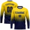 Gold Navy Sublimation Soccer Uniform Jersey, Custom Team Soccer Jersey Shirt Gold Navy Sublimation Soccer Uniform Jersey, Custom Team Soccer Jersey Shirt