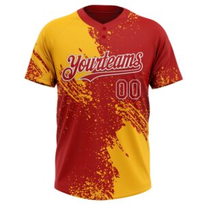 Gold Red White 3D Pattern Abstract Brush Stroke Two Button Unisex Softball Jersey Custom Team Softball Jersey 2 ecty4u.jpg
