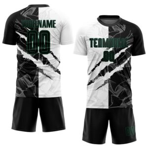 Graffiti Pattern Black Kelly Green Scratch Sublimation Soccer Uniform Jersey Custom Team Soccer Jersey Shirt 2 xuaikj.jpg