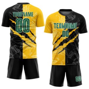 Graffiti Pattern Kelly Green Black Yellow Scratch Sublimation Soccer Uniform Jersey Custom Team Soccer Jersey Shirt 2 o4nkby.jpg