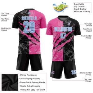 Graffiti Pattern Light Blue Black Pink Scratch Sublimation Soccer Uniform Jersey Custom Team Soccer Jersey Shirt 3 obqxrk.jpg