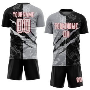 Graffiti Pattern White Black Gray Red Scratch Sublimation Soccer Uniform Jersey Custom Team Soccer Jersey Shirt 2 w04dxg.jpg