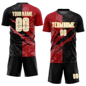 Graffiti Pattern White Black Red Yellow Scratch Sublimation Soccer Uniform Jersey Custom Team Soccer Jersey Shirt 2 j2s8si.jpg