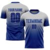 Gray Teal White Sublimation Split Fashion Soccer Uniform Jersey, Custom Team Soccer Jersey Shirt