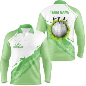 Green And White Men s Golf Polo Shirts Custom Team Golf Jerseys Golf Attire For Men Golf Polo Shirt Golf Shirts 2 p6p4ul.jpg