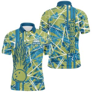 Green Flame Bowling Ball Camo Custom Men&hellip;