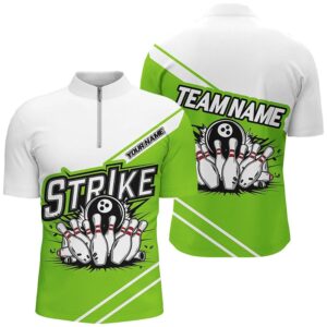 Green Strike Bowling Shirts For Men And&hellip;