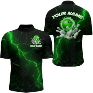 Green Thunder Lightning Flame Bowling Ball Bowling&hellip;