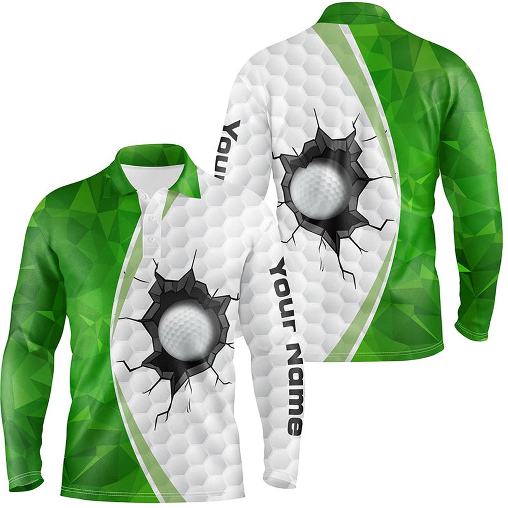 Green White Golf Ball Pattern Men’s Golf Polo Shirts Custom Golf Outfits Men, Green Golf Tops, Golf Polo Shirt, Golf Shirts Green White Golf Ball Pattern Men’s Golf Polo Shirts Custom Golf Outfits Men, Green Golf Tops, Golf Polo Shirt, Golf Shirts