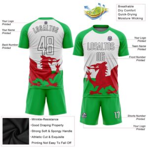 Green White Red Black Sublimation Welsh Flag Soccer Uniform Jersey Custom Team Soccer Jersey Shirt 3 v00zky.jpg