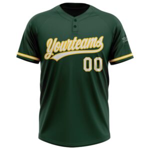 Green White Yellow Two Button Unisex Softball Jersey Custom Team Softball Jersey 2 hy2xza.jpg