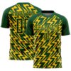 Green Yellow Geometric Shapes Sublimation Soccer Uniform Jersey, Custom Team Soccer Jersey Shirt Green Yellow Geometric Shapes Sublimation Soccer Uniform Jersey, Custom Team Soccer Jersey Shirt