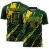 Green Yellow Pinstripe Fade Fashion Sublimation Soccer Uniform Jersey, Custom Team Soccer Jersey Shirt Green Yellow Pinstripe Fade Fashion Sublimation Soccer Uniform Jersey, Custom Team Soccer Jersey Shirt