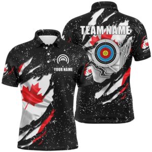 Grunge Canada Flag Target Archery Sets Men&hellip;