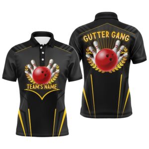 Gutter Gang Funny Bowling Shirt For Men&hellip;