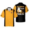 Has A Bowling Problem Hawaiian Shirts, Custom Bowling Shirt, Custom Team Bowling Hawaiian Shirt