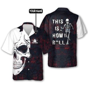 How I Roll Fire Bowling Shirt Hawaiian,&hellip;