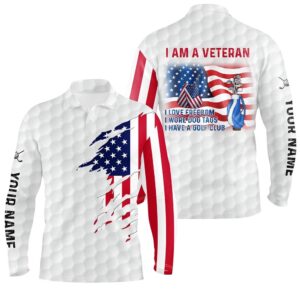 I Am A Veteran American Flag Patriotic Men s Golf Polo Shirt White Golf Shirts For Men Golf Gifts Golf Polo Shirt Golf Shirts 2 xhtdez.jpg