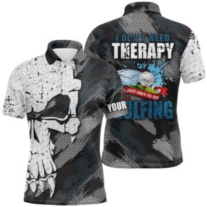 I Don’t Need Therapy Abstract Skull Grunge&hellip;