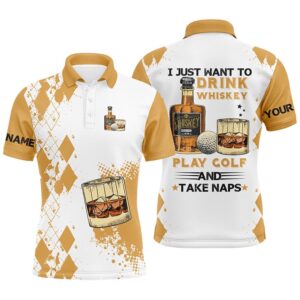 I Just Want To Drink Whiskey Golf&hellip;