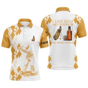 I Like Golf And Bourbon Men’s Golf&hellip;