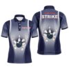 King Pin Custom Bowling Shirt For Men, Team Bowling Polo Short Sleeve, Print Men Bowlers Shirt, Personalized Bowling Team Shirt
