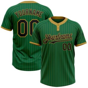 Kelly Green Old Gold Pinstripe Black Two&hellip;