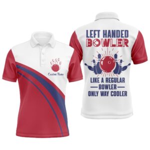 Left Handed Bowler Custom Polo Bowling Shirt&hellip;