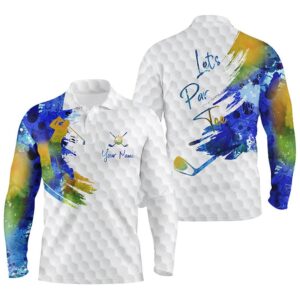 Lets Par Tee Colorful Water Color Men’s&hellip;