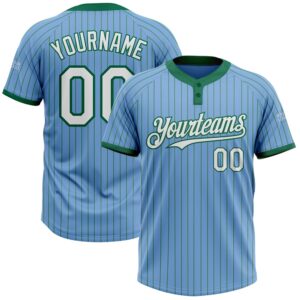 Light Blue Kelly Green Pinstripe White Two&hellip;