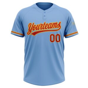 Light Blue Red Gold Two Button Unisex Softball Jersey Custom Team Softball Jersey 2 o3sx16.jpg