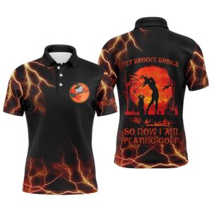 Lightning Men’s Golf Polo Shirt, Halloween Golf&hellip;