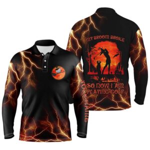 Lightning Men’s Golf Polo Shirt, Halloween Golf&hellip;