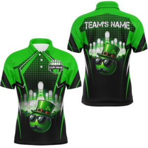 Lucky Bowling Shirt For Men Custom Green&hellip;