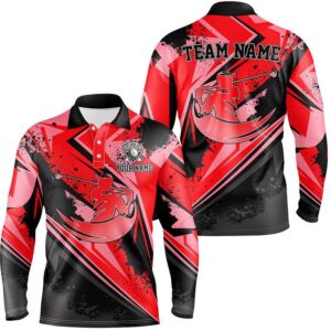 Men Golf Polo Shirt Custom Red Camo Green Male Golf Attire For Men For Men Golf Polo Shirt Golf Shirts 2 iy8ptu.jpg