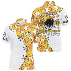 Men Golf Polo Shirts Custom My Drinking&hellip;