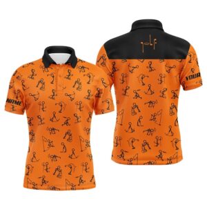 Men Golf Polo Shirts Custom Name Funny&hellip;