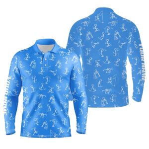 Men Golf Polo Upf Shirts Custom Name Funny Golf Pattern Blue Polo Shirt Best Men s Golf Wear Golf Polo Shirt Golf Shirts 2 ex9wfg.jpg