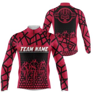 Men Team Cycling Jersey Customized Pink Biking&hellip;