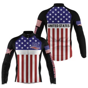 Men Women American Cycling Jersey Usa Bike&hellip;