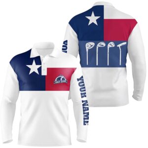 Men s Golf Polo Shirt Golf Club Texas Flag Patriot Golf Custom Name White Golf Shirt Golfing Gift Golf Polo Shirt Golf Shirts 2 hzzuab.jpg