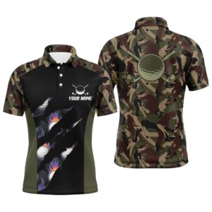 Men’s Golf Polo Shirts Custom Camo Golf&hellip;