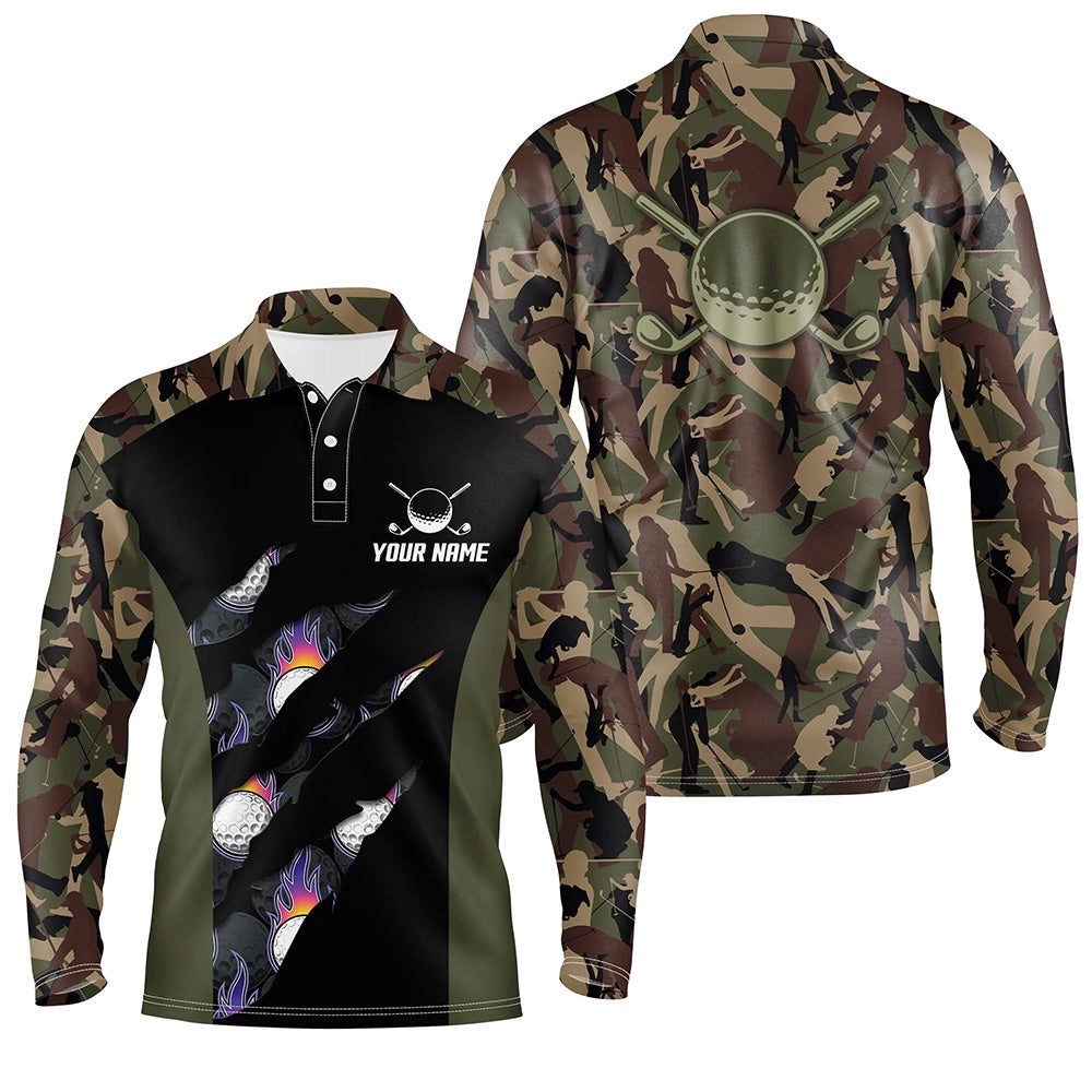 Men’s Golf Polo Shirts Custom Camo Golf Shirt For Men’s, Golf Attire For Men, Golf Polo Shirt, Golf Shirts