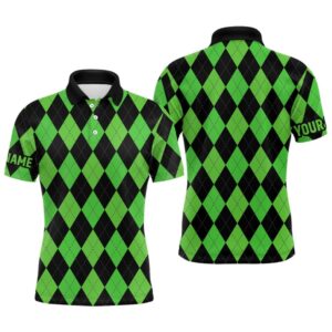 Men’s Golf Polo Shirts Custom Green And&hellip;
