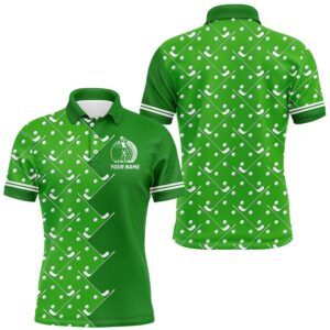 Men’s Golf Polo Shirts Custom Green Golf&hellip;